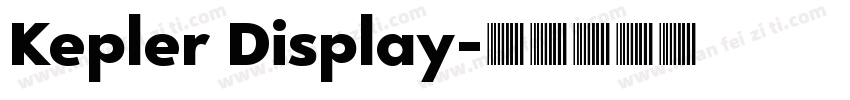 Kepler Display字体转换